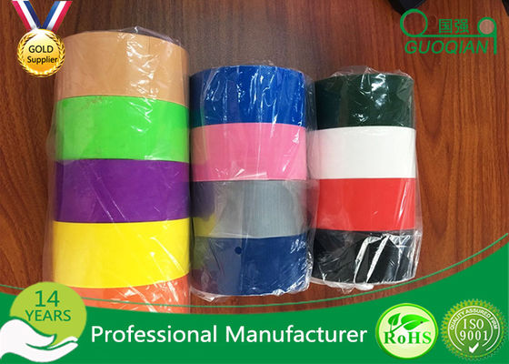 China Multi Color Adhesive Cloth Duct Tape For Masking / Decoration supplier
